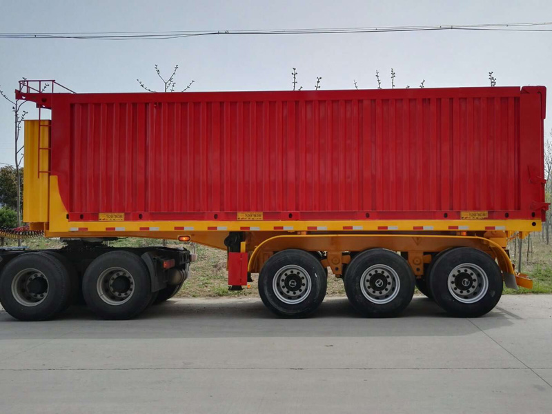 后翻自卸半挂车